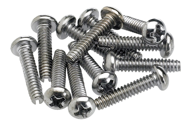 Șuruburi Fender Pickup and Selector Switch Mounting Screws (12) (Chrome)