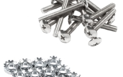 Șuruburi Fender Pure Vintage Chassis Mounting Screws/Nuts Tweed Era Amps Dozen