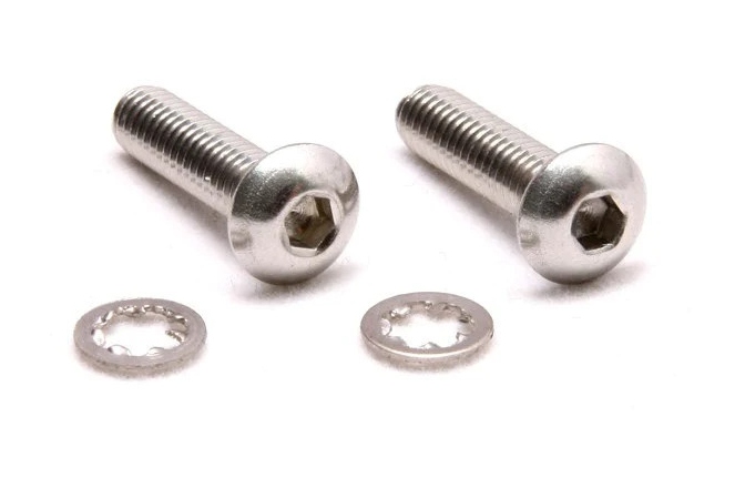 Șuruburi montaj prăguș blocabi Floyd Rose  FRNMSRSSP - Rear Nut Mounting Screws - Stainless Steel
