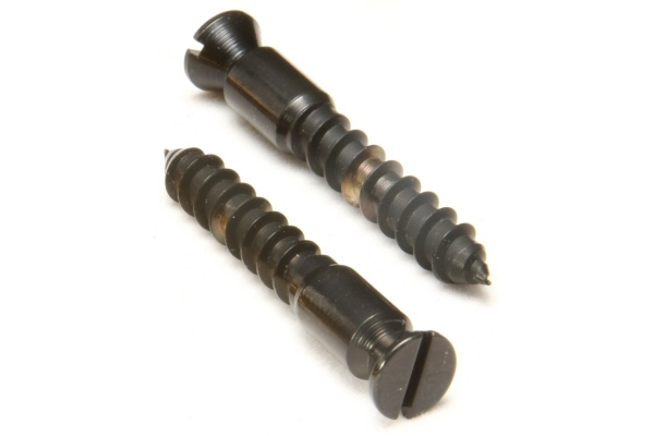 FRBMWSSB - Bridge Mounting Wood Screws (2 pcs) - Black FRBMWSSB - Bridge Mounting Wood Screws (2 pcs) - Black