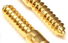 Șuruburi montare bridge tremolo Floyd Rose  FRBMWSSG - Bridge Mounting Wood Screws (2 pcs) - Gold