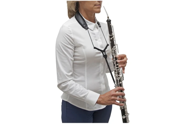 BG France O30YE Zen Leather strap Elastic Oboi/Corn/Clarinet — 4