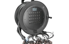 Tambur cablu audio compact Klotz DrumLink 20/4 - 20x XLR 3p F/M + 4x XLR 3p M/F24-channel - analog multicore drum - single ground - 40 m