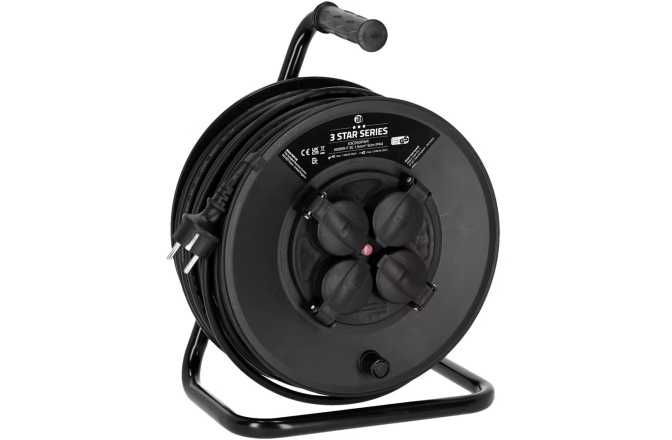 Tambur cablu de alimentare Adam Hall 3Star CD 50 PWR Power cable drum 50 m
