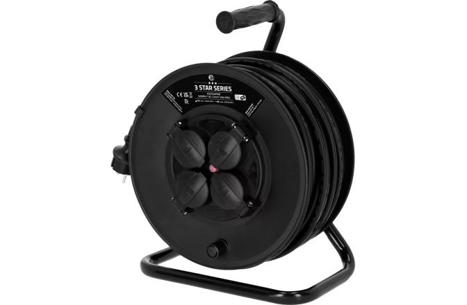 Tambur cablu de alimentare Adam Hall 3Star CD 50 PWR Power cable drum 50 m
