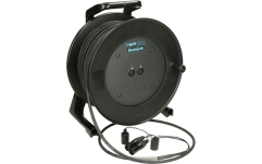 Tambur cablu digital Klotz MiniCore 2/0 - 2x XLR 3p F/M2-channel - digital multicore drum - single ground - 50 m - GT310