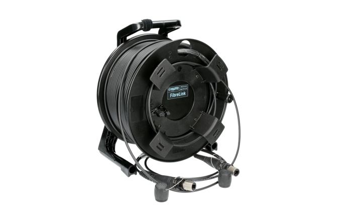 Tambur cablu fibră optică  Klotz opticalCON QUAD connecting cable on cable drumFiberLink - multimode OM4 - 150 m - GT310