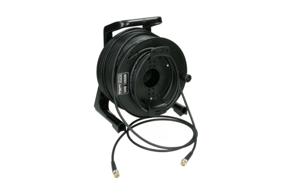 high flexible UHD cable 0.8/3.7 DZ for with Damar & Hagen BNCPro connectorson cable drum - UHD 12G - 20 m