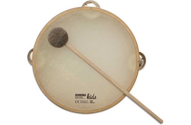 Tamburină cu piele Rohema Headed Tambourine 20