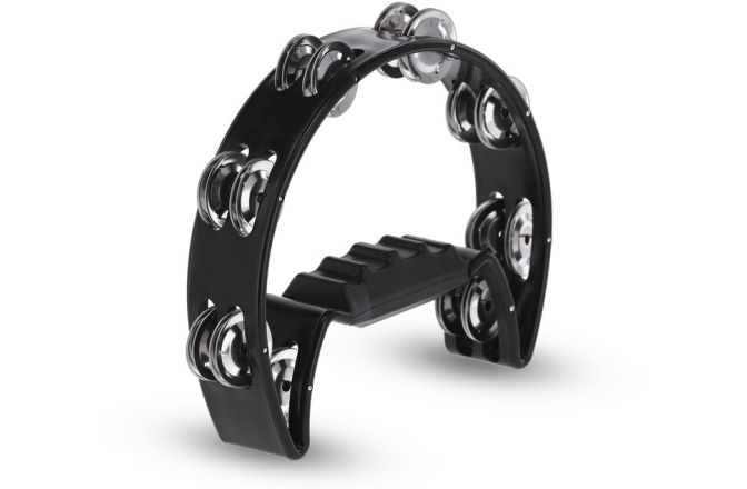 Tamburina Gewa Jingle Wreath Half Moon - Black