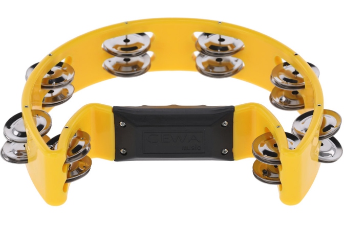 Tamburina Gewa Jingle Wreath Half Moon - Yellow