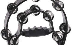 Tamburină Gewa Tamburină plastic Semilună, 20 zurgălăi Negru
