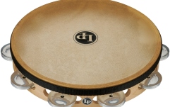 Tamburina Latin Percussion Pro 10in Single Row with Head 10" Aluminium 