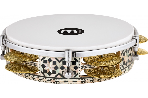 Artisan Edition Series Riq Drum - 8 3/4" White Pearl/Mosaic Royale