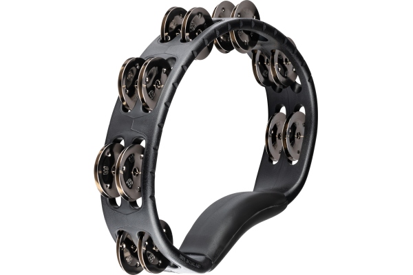 Headliner&#174; Series Molded ABS Dual-Row Tambourine - Black