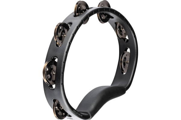 Headliner&#174; Series Molded ABS Single-Row Tambourine - Black