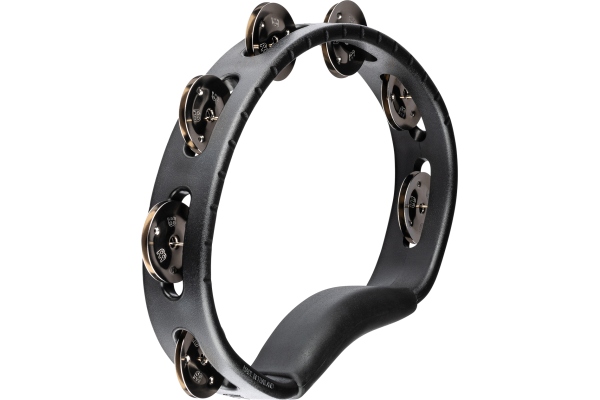 Headliner Series Molded ABS Single-Row Tambourine - Black