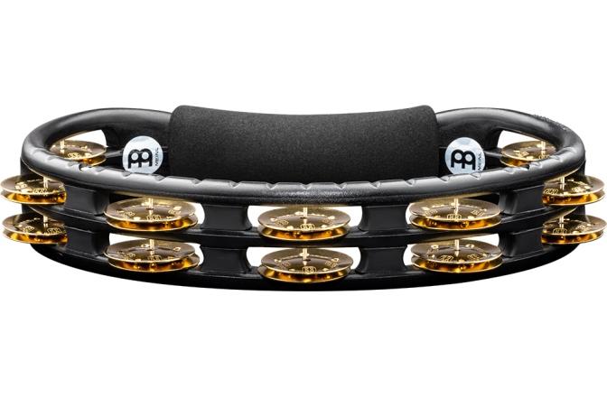 Tamburină Meinl Traditional ABS Series Hand Held Molded ABS Tambourine - Black/Brass Jingles