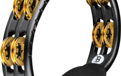 Tamburină Meinl Traditional ABS Series Hand Held Molded ABS Tambourine - Black/Brass Jingles