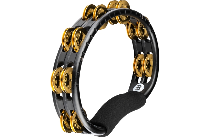 Tamburină Meinl Traditional ABS Series Hand Held Molded ABS Tambourine - Black/Brass Jingles