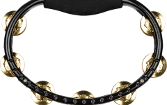 Tamburină Meinl Traditional ABS Series Hand Held Molded ABS Tambourine - Black/Brass Jingles