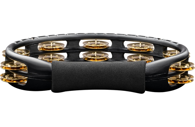 Tamburină Meinl Traditional ABS Series Hand Held Molded ABS Tambourine - Black/Brass Jingles