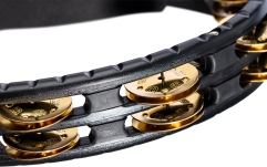 Tamburină Meinl Traditional ABS Series Hand Held Molded ABS Tambourine - Black/Brass Jingles