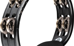 Tamburină Meinl Traditional ABS Series Hand Held Molded ABS Tambourine - Black/Nickel-Plated Jingles