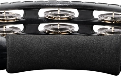 Tamburină Meinl Traditional ABS Series Hand Held Molded ABS Tambourine - Black/Nickel-Plated Jingles