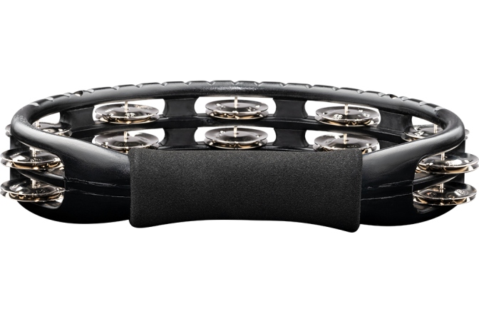 Tamburină Meinl Traditional ABS Series Hand Held Molded ABS Tambourine - Black/Nickel-Plated Jingles