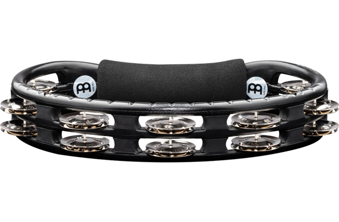 Tamburină Meinl Traditional ABS Series Hand Held Molded ABS Tambourine - Black/Nickel-Plated Jingles