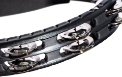 Tamburină Meinl Traditional ABS Series Hand Held Molded ABS Tambourine - Black/Nickel-Plated Jingles