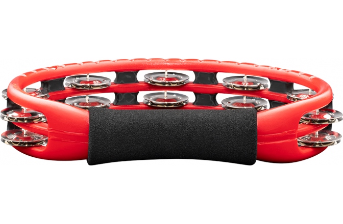 Tamburină Meinl Traditional ABS Series Hand Held Molded ABS Tambourine - Red/Nickel-Plated Jingles