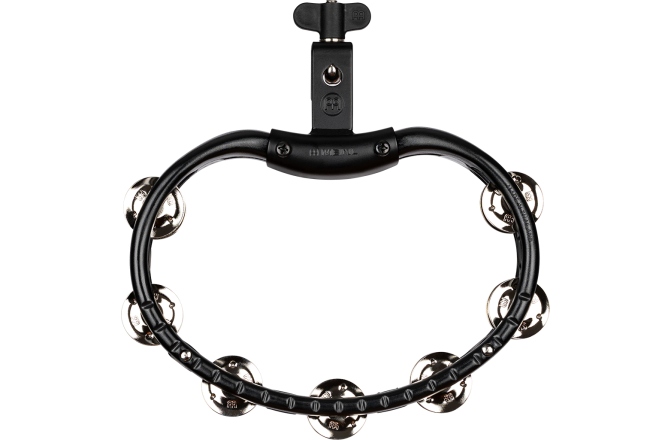 Tamburină Meinl Traditional Mountable ABS Series Molded ABS Tambourine - Black/Nickel-Plated Jingles