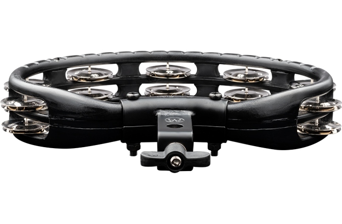Tamburină Meinl Traditional Mountable ABS Series Molded ABS Tambourine - Black/Nickel-Plated Jingles