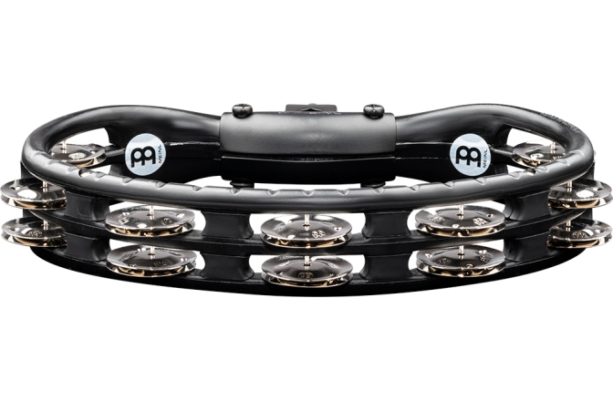 Tamburină Meinl Traditional Mountable ABS Series Molded ABS Tambourine - Black/Nickel-Plated Jingles
