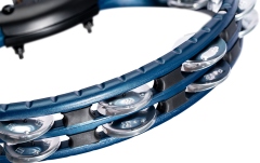 Tamburină Meinl Traditional Mountable ABS Series Molded ABS Tambourine - Blue/Aluminum Jingles