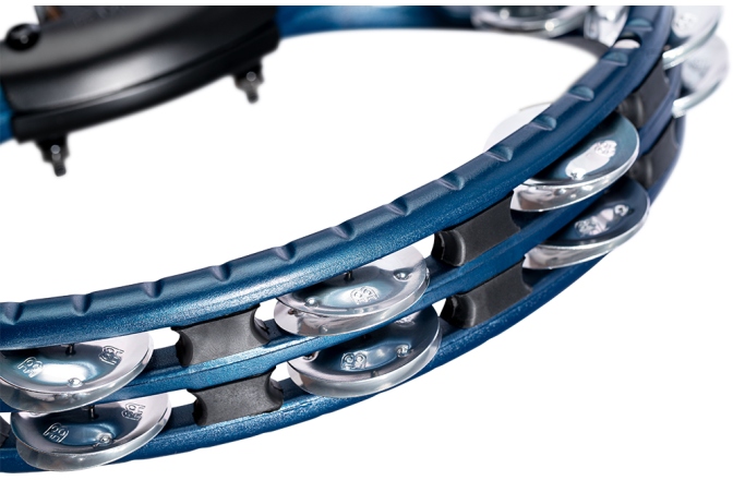Tamburină Meinl Traditional Mountable ABS Series Molded ABS Tambourine - Blue/Aluminum Jingles