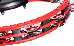 Tamburină Meinl Traditional Mountable ABS Series Molded ABS Tambourine - Red/Nickel-Plated Jingles