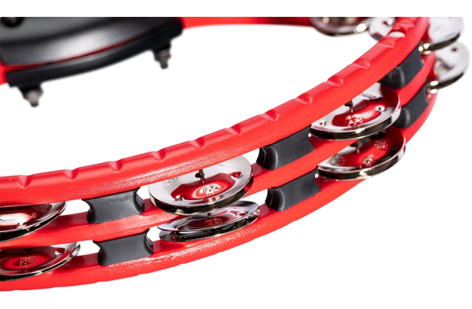 Tamburină Meinl Traditional Mountable ABS Series Molded ABS Tambourine - Red/Nickel-Plated Jingles