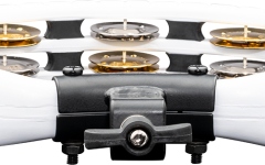 Tamburină Meinl Traditional Mountable ABS Series Molded ABS Tambourine - White/Mixed Jingles