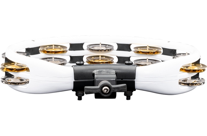 Tamburină Meinl Traditional Mountable ABS Series Molded ABS Tambourine - White/Mixed Jingles