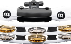 Tamburină Meinl Traditional Mountable ABS Series Molded ABS Tambourine - White/Mixed Jingles