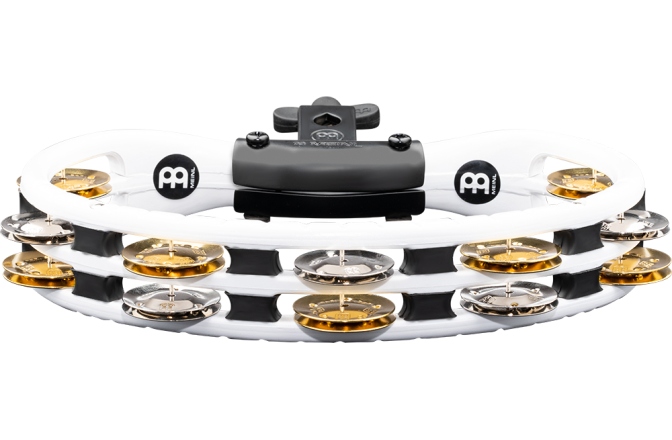 Tamburină Meinl Traditional Mountable ABS Series Molded ABS Tambourine - White/Mixed Jingles