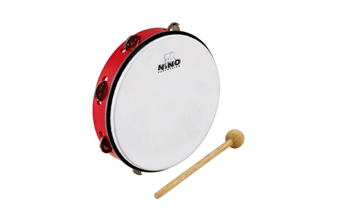 Tamburină Nino Percussion ABS Tambourine - Red