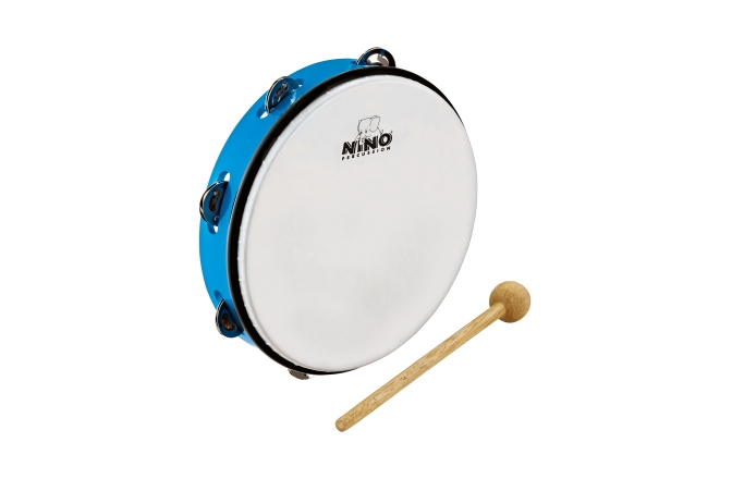 Tamburină Nino Percussion ABS Tambourine - Sky-Blue