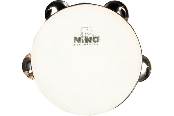 Single Row Headed Wood Tambourine - 6” Natural Single Row Headed Wood Tambourine - 6” Natural