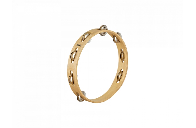 Tamburină Nino Percussion Wood Tambourine 10 - 1 Row 
