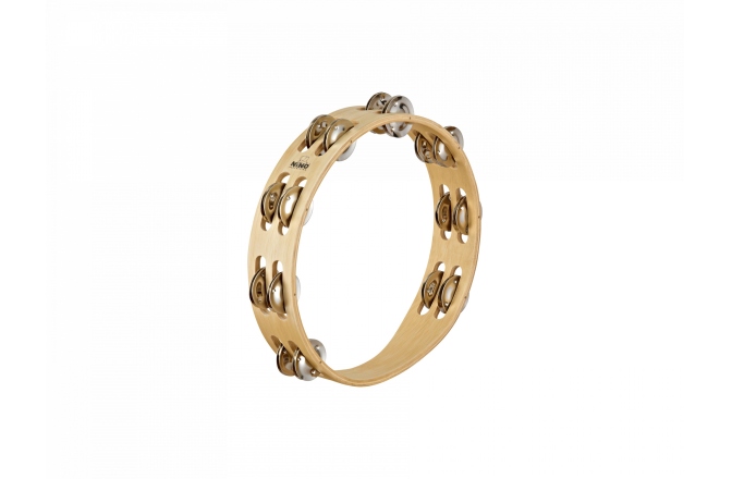 Tamburină Nino Percussion Wood Tambourine 10 - 2 Rows