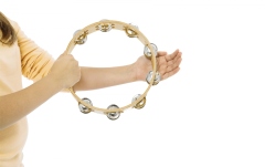 Tamburină Nino Percussion Wood Tambourine 10 - 2 Rows